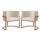 Kit 02 Cadeiras Luna Para Clínica Estética Base De Metal Bron