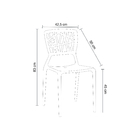 Kit 02 Cadeiras Melissa Branco - D'rossi