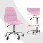 Kit 02 Cadeiras Office Eiffel Botonê Ajustável Base Giratória