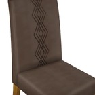 Kit 02 Cadeiras Para Mesa De Jantar Estofada Gênova Freijo -