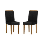 Kit 02 Cadeiras Para Mesa De Jantar Estofada Ruby Luxo -ype -