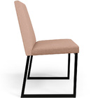 Kit 02 Cadeiras Para Sala De Jantar Base Aço Industrial Preto