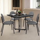 Kit 02 Cadeiras Para Sala De Jantar Cozinha Évora L02 Linho C