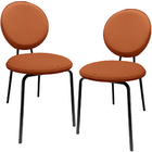 Kit 02 Cadeiras Para Sala De Jantar Cozinha Évora L02 Tecido
