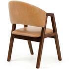 Kit 02 Cadeiras Para Sala De Jantar Cozinha Nik Canela Pu Cam