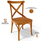 Kit 02 Cadeiras Para Sala De Jantar E Estar Living Ávila L02