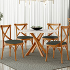 Kit 02 Cadeiras Para Sala De Jantar E Estar Living Estofada Á