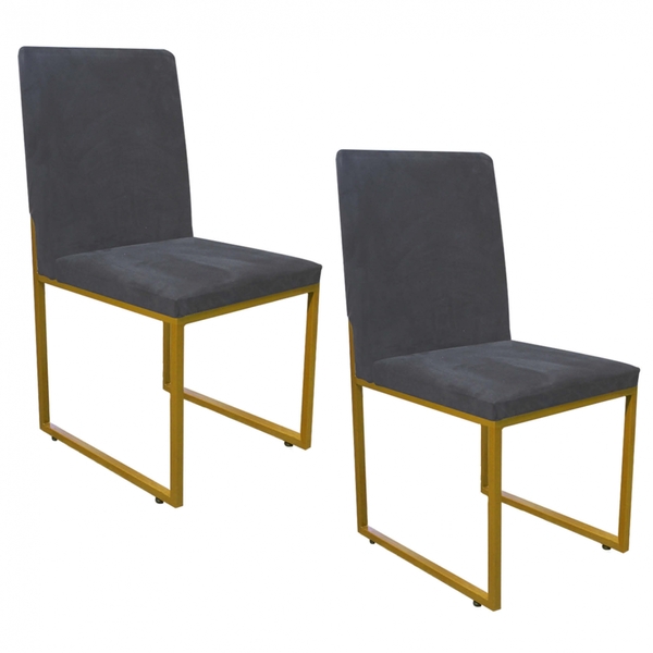 Kit 02 Cadeiras Para Sala De Jantar Escritório Office Stan In