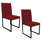 Kit 02 Cadeiras Para Sala De Jantar Escritório Office Stan In