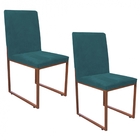 Kit 02 Cadeiras Para Sala De Jantar Escritório Office Stan In