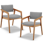 Kit 02 Cadeiras Para Sala De Jantar Estar Living Giorgia L02