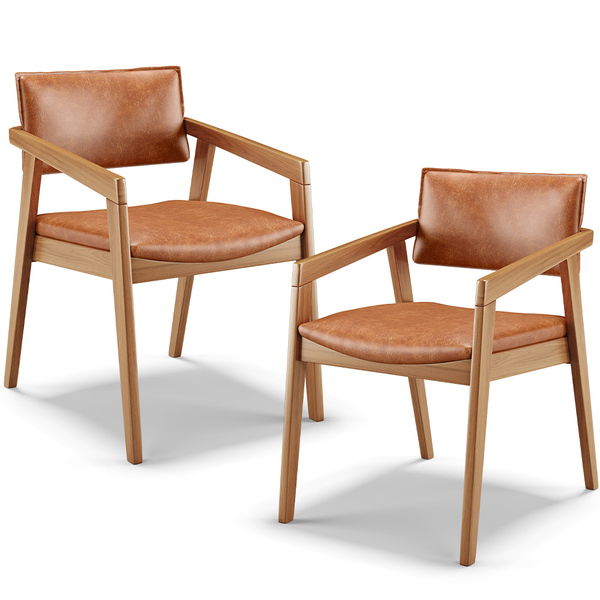 Kit 02 Cadeiras Para Sala De Jantar Estar Living Giorgia L02