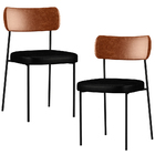 Kit 02 Cadeiras Para Sala De Jantar Melina L02 Couríssimo Cam