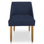 Kit 02 Cadeiras Poltrona Juliana Suede Pés Palito Castanho -