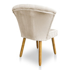 Kit 02 Cadeiras Poltrona Vitória Veludo Matelassê Pés Palito