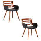 Kit 02 Cadeiras Rute Preta - D'rossi