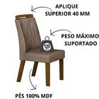 Kit 02 Cadeiras Sala De Jantar Ilheus Mdf Moveis Leifer Freij