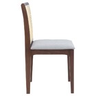 Kit 02 Cadeiras Sala De Jantar Madeira Maciça Steve Tela Ratt