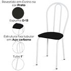 Kit 02 Cadeiras Tubular America 004 Branco Artef