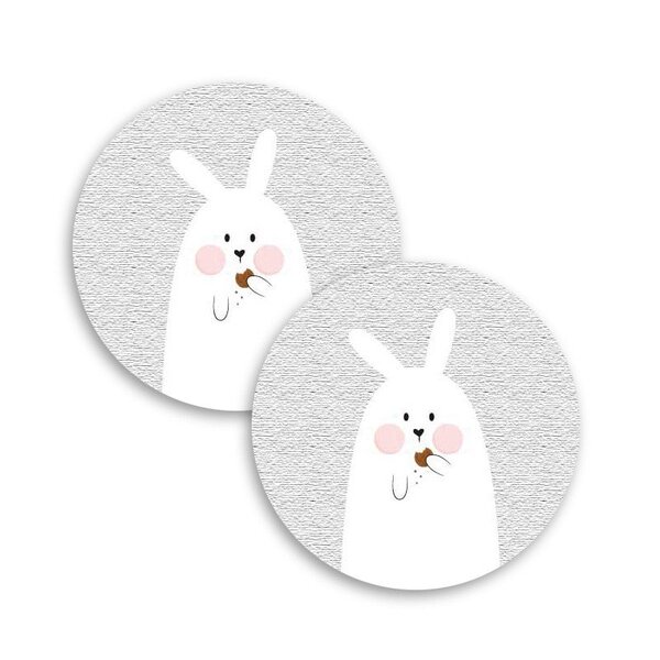 Kit 02 Capas Para Sousplat Coelho Da Páscoa Guloseimas