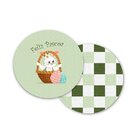 Kit 02 Capas Para Sousplat Páscoa Easter Bunny