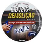 Kit 02 Cera Carnaúba Lustra Móveis Demolição 200g Escura