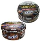 Kit 02 Cera Carnaúba Lustra Móveis Demolição 200g Escura