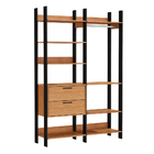 Kit 02 Closet Guarda Roupa Cabideiro 02 Gavetas Modulado 220x