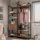 Kit 02 Closets Guarda Roupa Industrial Modulado 02 Gavetas 21