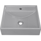 Kit 02 Cubas De Apoio Quadrada Para Banheiro Lavabo C01 Q39w