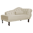 Kit 02 Divã Recamier Capitonê Larissa Suede - Ds Estofados -