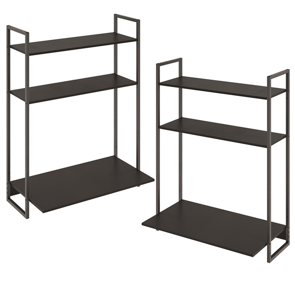 Kit 02 Escrivaninhas Suspensa Escritório E Home Office 2 Prat