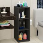 Kit 02 Estantes Multiuso Com 02 Prateleiras Clean A02 Preto -