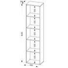 Kit 02 Estantes Multiuso Com 04 Prateleiras Clean A02 187x45