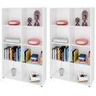 Kit 02 Estantes Multiuso Com 08 Nichos Clean A02 150x90 Cm Br