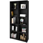 Kit 02 Estantes Multiuso Com 10 Nichos Clean A02 187x90 Preto