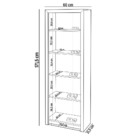 Kit 02 Estantes Para Escritório E Home Office 04 Prateleiras