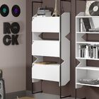 Kit 02 Estantes Triplas Com Porta E Suporte Metálico Soul Bra