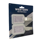 Kit 02 Etiquetas Para Identificação De Mala - Branco