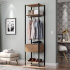 Kit 02 Guarda Roupa Closet 540a Oxford Preto/demolição - D'ro