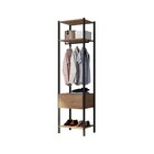 Kit 02 Guarda Roupa Closet 540a Oxford Preto/demolição - D'ro