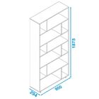 Kit 02 Livreiros Estante Painel Rubi B03 Branco - Lyam Decor