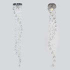 Kit 02 Lustres De Cristal Base 15cm De Diâmetro Até 2m 2m Biv