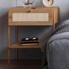 Kit 02 Mesas De Cabeceira 1 Gv Palhinha 28932 Linha Oslo Arte