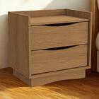 Kit 02 Mesas De Cabeceira 2 Gavetas 54 Cm M261 Kappesberg