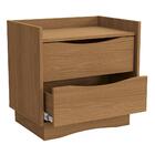 Kit 02 Mesas De Cabeceira 2 Gavetas 54 Cm M261 Kappesberg