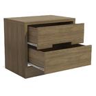 Kit 02 Mesas De Cabeceira 2 Gavetas 54 Cm S822 Kappesberg