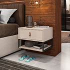 Kit 02 Mesas De Cabeceira Com 01 Gaveta Suspenso Sigma C03 Of