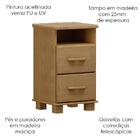 Kit 02 Mesas De Cabeceira Madeira Maciça 44 Cm 2249 Milani St