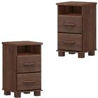 Kit 02 Mesas De Cabeceira Madeira Maciça 44 Cm 2249 Milani St